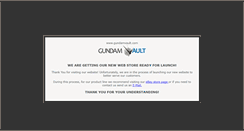 Desktop Screenshot of gundamvault.com